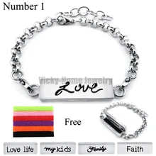 Цепи как подарок! 35 мм* 10 мм серебро любовь Нержавеющая сталь Essential Масла ароматерапия медальон духи ароматерапия браслет