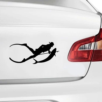 

Diving SpearFishing Snorkelling Car Stickers Creative Decal Car Styling