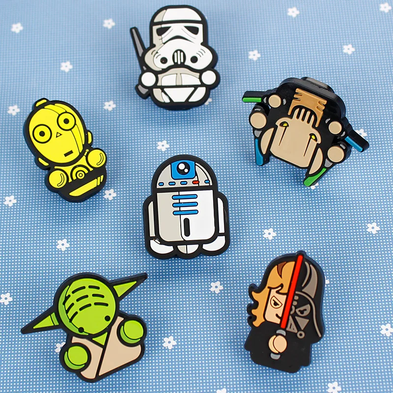 

12pcs/set Plastic Food Sealing Clip For Party Decoration Creative Clip Sticker Clip Cartoon Robot Stationery Children's Gift