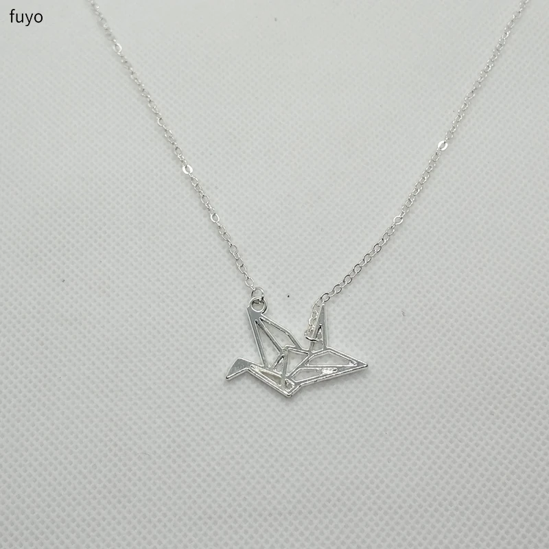 

Gold Silver Crane Chocker Necklace Women Simple Bird Animal Cactus Pendant Choker Necklaces Chain Jewelry
