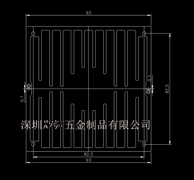 Радиатор из алюминиевого сплава для процессора 60*60*100/93*93*100 мм электронные компоненты алюминиевый радиатор алюминиевый теплоотвод модуль