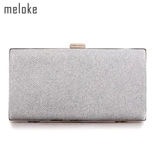 Meloke новые модные женские вечерние сумки с цепочкой роскошный клатч кошелек сумки для свадебного ужина 3 цвета Прямая поставка MN285