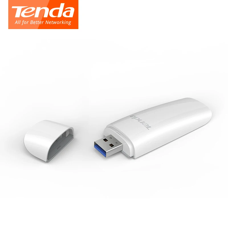  Tenda U12 AC1300 inalámbrico Dual-Band USB adaptador Wifi ultra-rápido mini 24 GHz y 5G antena Wifi