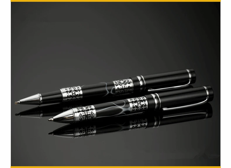 Уникальные ручки для дизайна для письма, Высококачественная подарочная ручка, черная шариковая ручка Blance, Ручка-роллер, школьные принадлежности