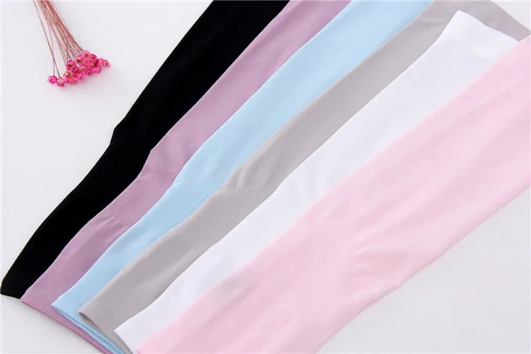 sun protection arm sleeves ice fabric breathable UV protection running arm sleeves fitness basketball sleeve sport cycling outdoor arm warmers cycling cuff