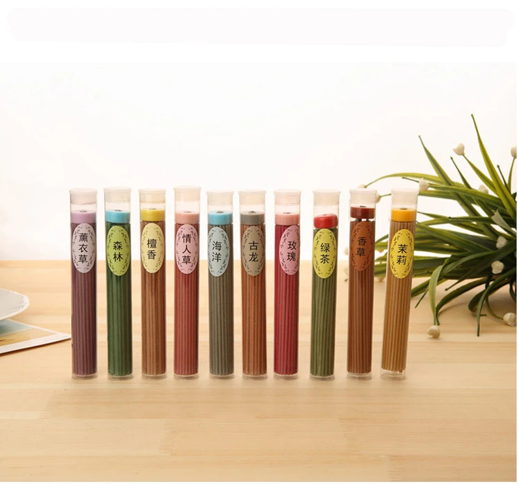 Natural Sandalwood Wormwood Aroma Incense Scent Stand Sticks Incense