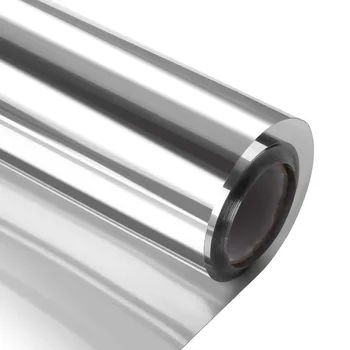 

Room Blackout Reflective Window Film Mirror 100% Light Blocking self-adhesive Tint for Privacy Home Security Insulation Anti UV