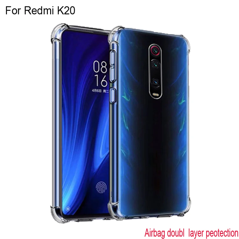 Чехол на воздушной подушке для Xiaomi Redmi K20 K 20 прозрачный мягкий Силиконовый