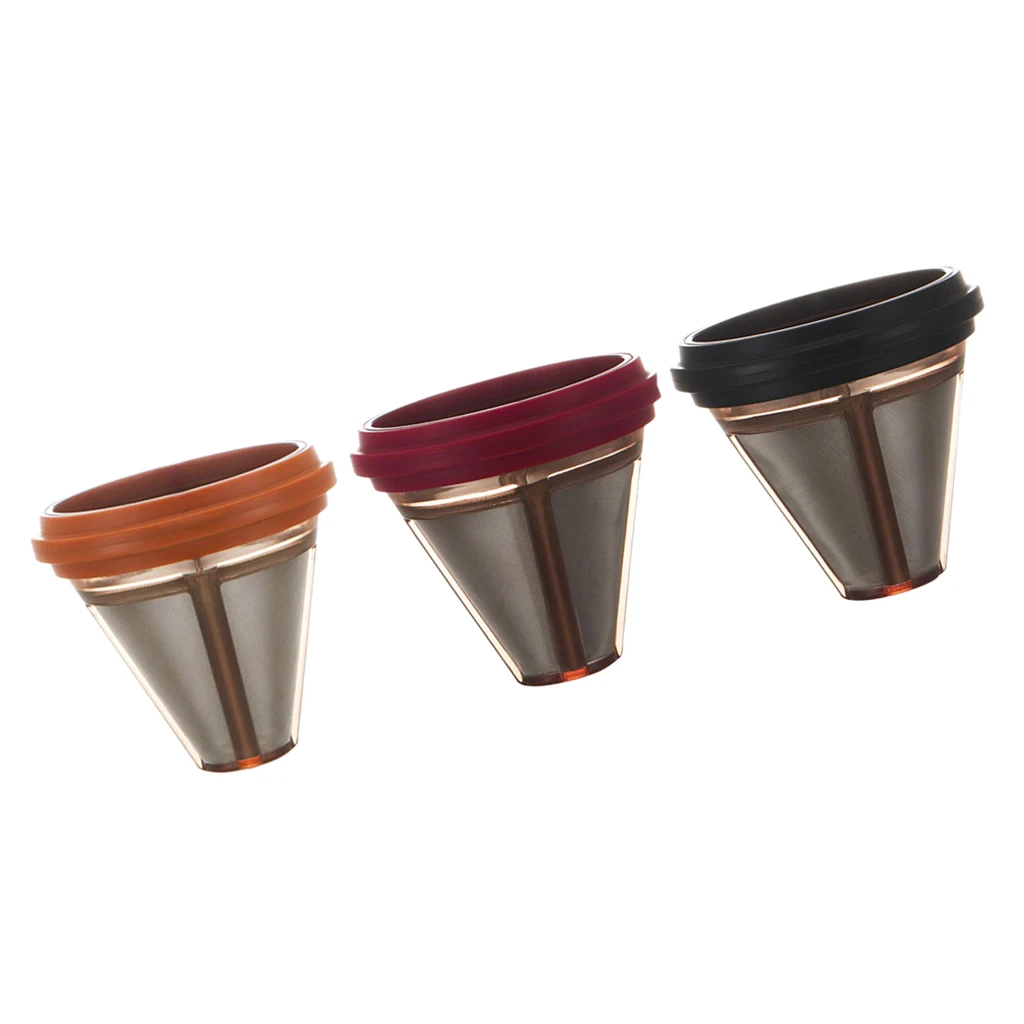 Reusable Capsules Pod Stainless Steel Coffee Filter Paper Nespresso Machine, for Dia 6.7-7.5cm Infuser, Brewing Basket