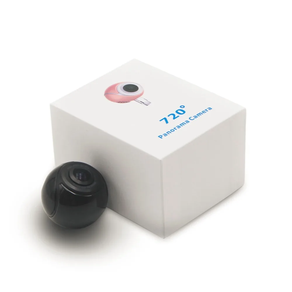 VR 360 Camera HD Video Panoramic View 180 degree Wide Angle Dual Fisheye Lens Panorama 360 Camera For Android Smartphone