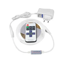 Затемнения СВЕТОДИОДНЫЕ мебельные лампы с пульт дистанционного управления с Управление SMD 4040 Кухня лампы Светодиодные ленты для гардероба ТВ Подсветка 5 м светодиодный Диодная лента