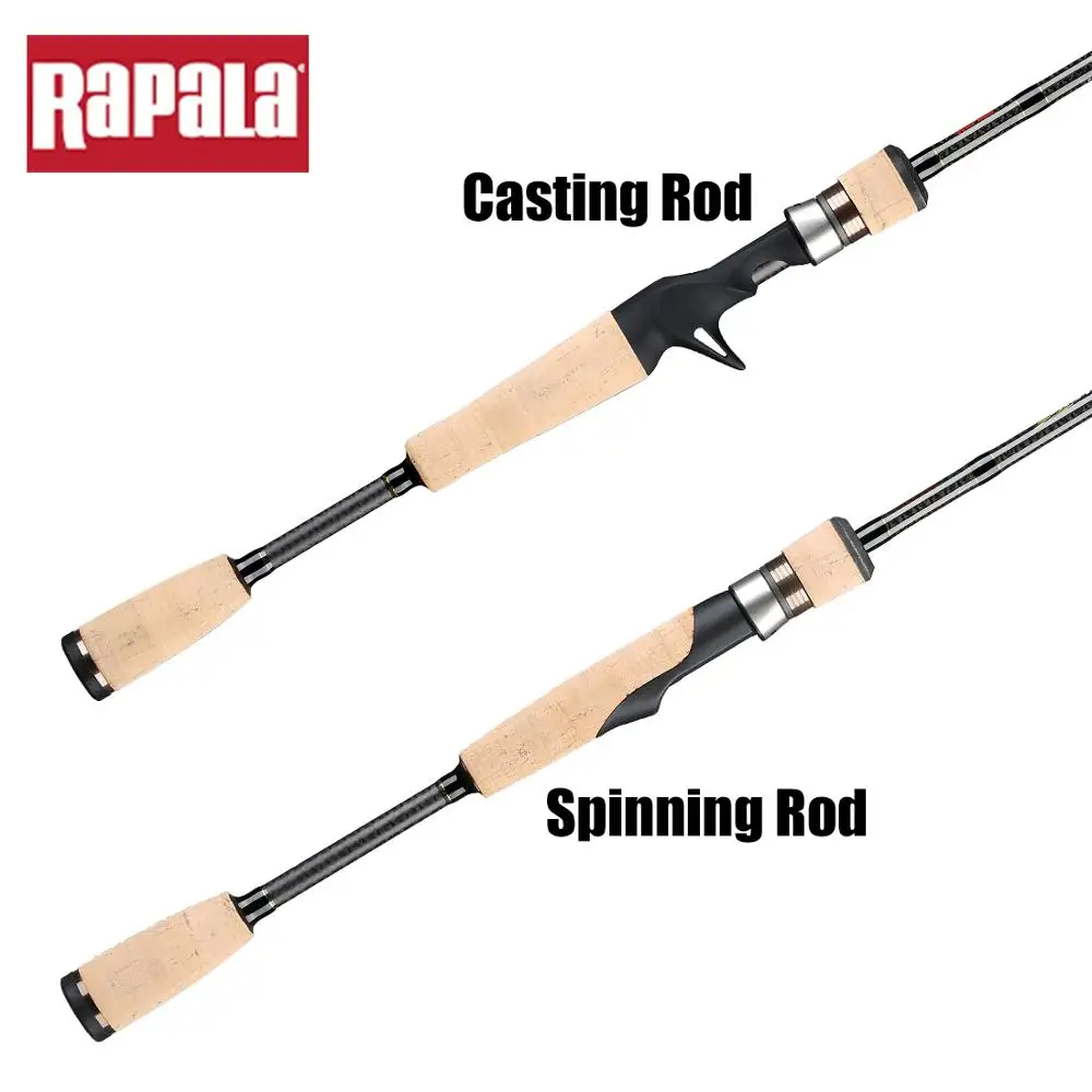 Рыболовное спиннинговое удилище Rapala 2 сегмента класс M ML 1 98 м 13 м|lure blanks|rod noselure spoon |