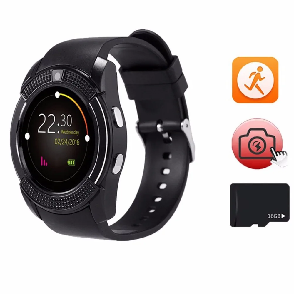 smart watch v8 sim card