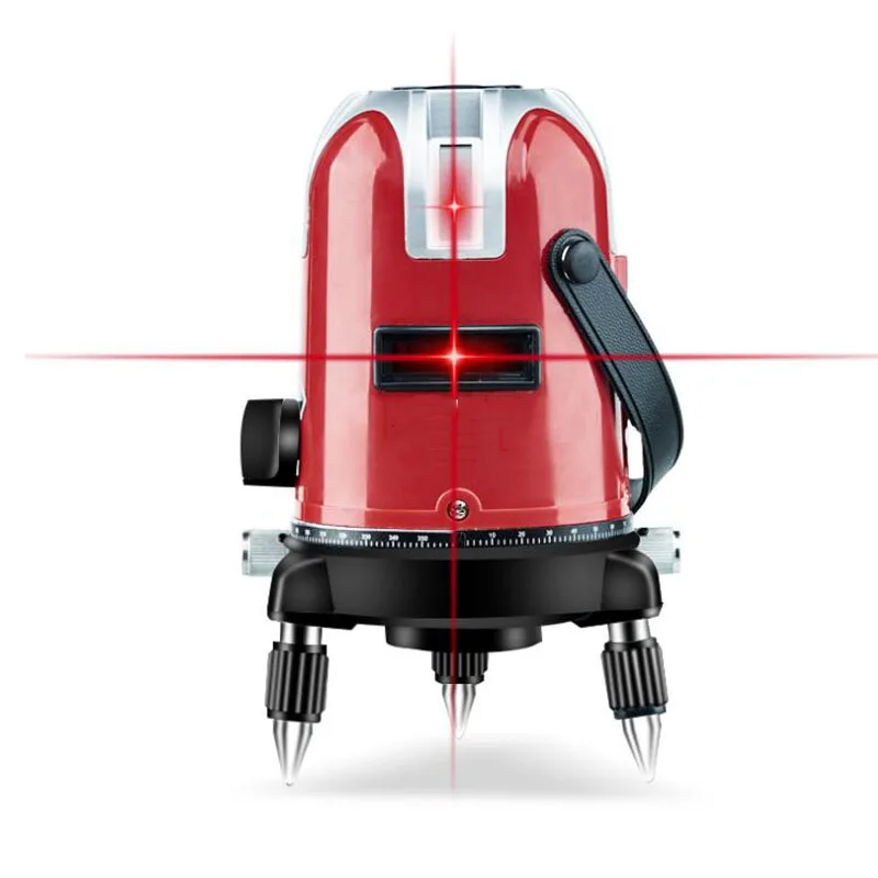 

5-Line 6-Point Laser Level Automatic Leveling Laser Level Gauge Horizontal And Vertical 360 Rotation Cross Laser Beam Line Level