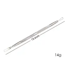 OutTop Для женщин составляют щетка из нержавеющей лица акне Пятна Прыщ Remover Инструмент для извлечения ComedoneRemover August6