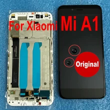 Xiaomi mi A1 mi a1 2.5D стекло ЖК-дисплей экран дигитайзер сборка с рамкой Сенсорная панель mi 5X mi 5X сенсор