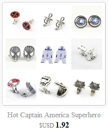 HSIC запонки «Звездные войны», эмалированные запонки Дарт Вейдер для мужчин, запонки «Штурмовик», «супергерой», запонки Gemelos Para Hombre Camisa