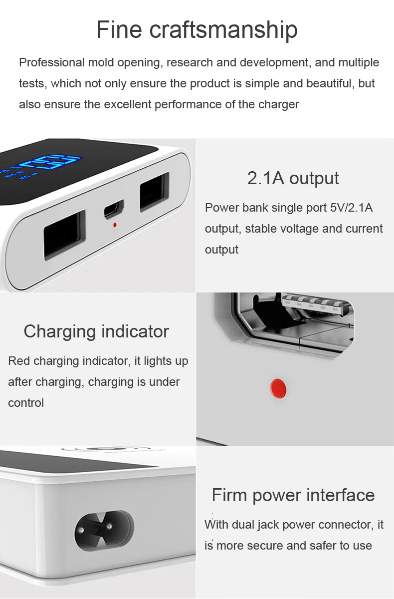 QI Беспроводное зарядное устройство для мобильного телефона для iPhone Quick Charge 3,0+ 10 Вт+ Съемный внешний аккумулятор 3 в 1 адаптер питания для быстрой зарядки