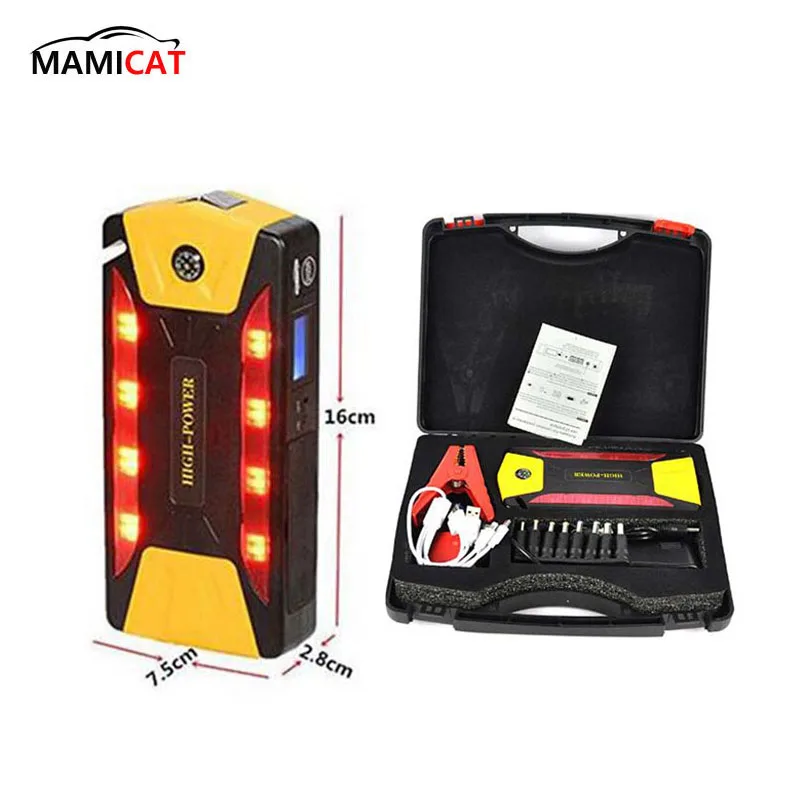 

82800mAh Jump Starter For 12V Cars Auto Car Battery Digital Products Power Bank Vehicle Booster High Quality