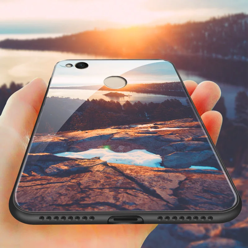 MRGO Tempered Glass Case for Xiaomi Redmi 5 Plus Note Pro Silicon HD Coque Mi A1 5X Cover 4X |