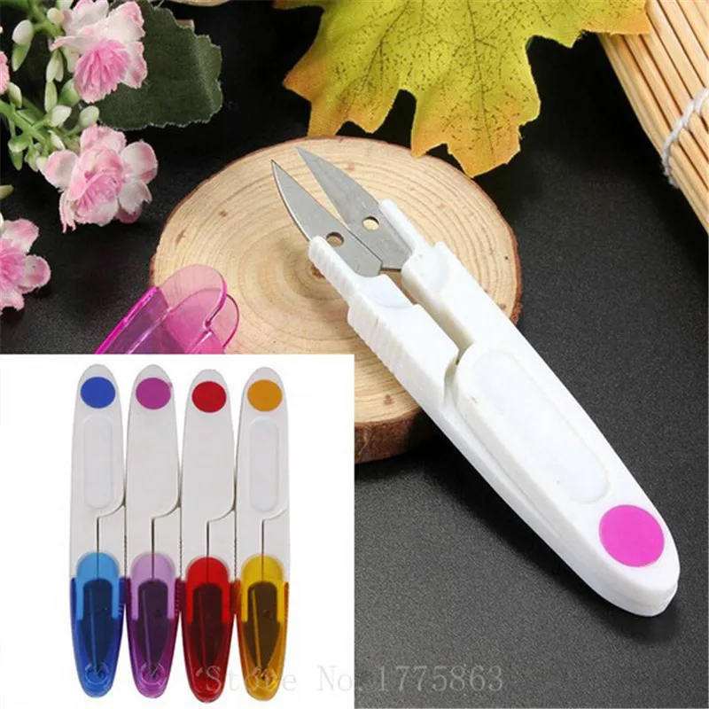

Novelty Plastic Handle Sewing Snip Thread Cutter Tailor Scissors Cross Stitch DIY Craft Tool AA7482