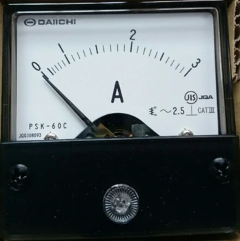 

brandDAIICHI PSK-60C AC Ammeter 0-3A