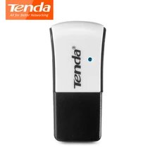 Tenda W311M 150 Мбит/с беспроводная сетевая карта с интерфейсом usb, usb мини адаптер, внешний беспроводной Wi-Fi приемник 802,11g/b для Ноутбуки и настольные компьютеры