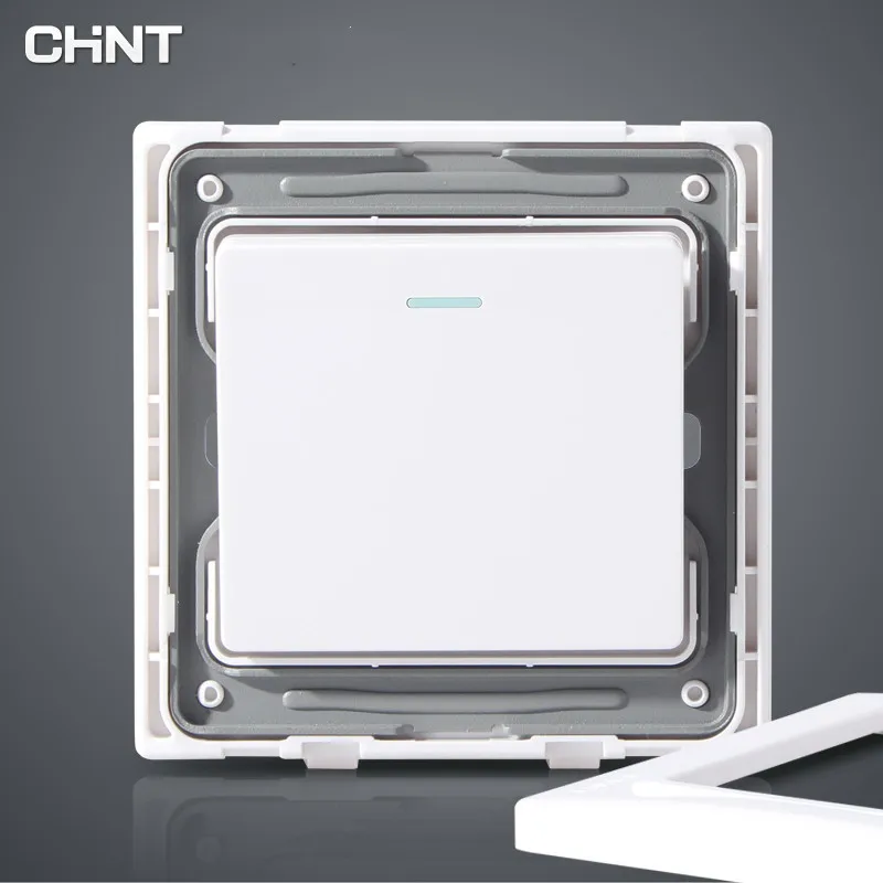Настенный выключатель CHINT панель 7L86 тип безопасная стальная рама пять отверстий