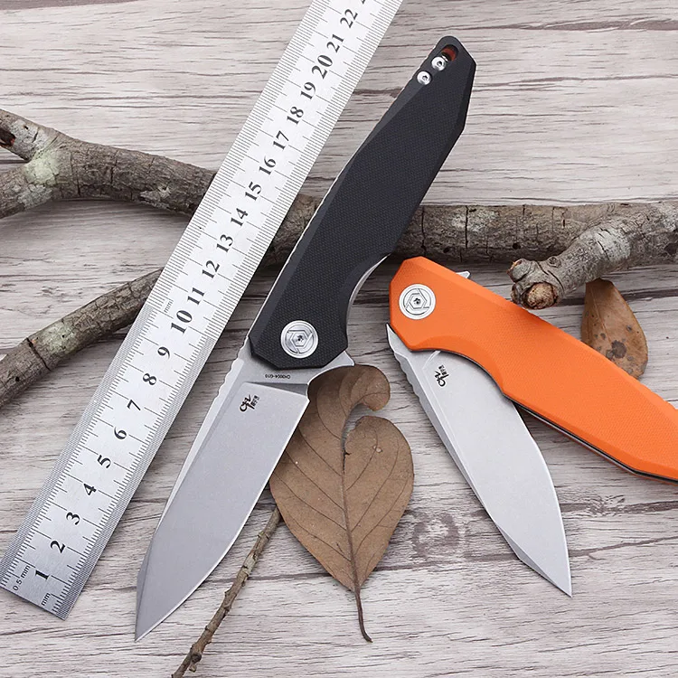 CH CH3004 D2 складной нож G10 рукоятка 59HRC Открытый Кемпинг шариковый подшипник флип