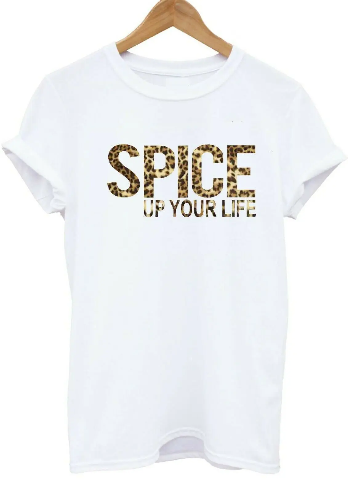 2019 крутая футболка с надписью Spice Up Your Life для девочек страшная взрослых и детей
