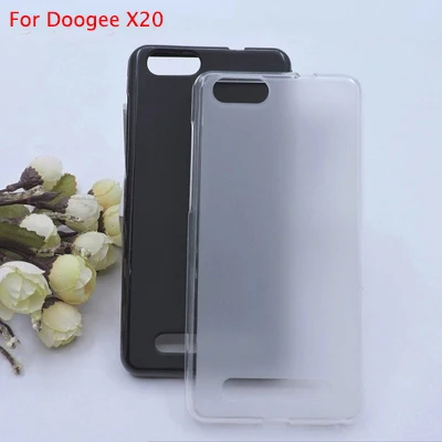 

For Doogee X20 X20L Case Super thin Soft TPU Mobile Phone Case Cover Silicone Protective Shell Pack with free gift phone stand