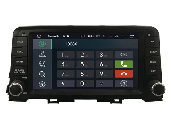 IPS экран Android 8.0 автомобильный DVD navi-плеер для Kia Picanto GPS Суто стерео аудио мультимедиа