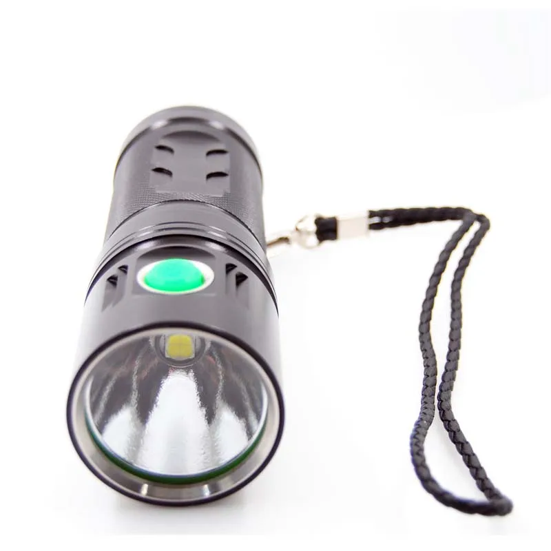 1xCREE XHP70 35 Вт 3500 люмен 4 режимный USB Перезаряжаемый светодиодный фонарик