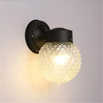 

Retro Loft Style Glass Lampshade Wall Sconce Lamp LED Industrial Vintage Wall Light Fixtures Indoor Lighting Lamparas De Pared