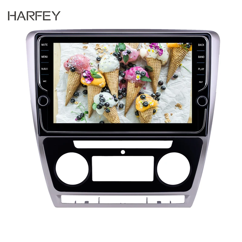 

Harfey For 2007 2008-2014 SKODA Octavia 10.1inch Android 8.1 Touch Screen GPS Car Radio Wifi car Multimedia Player bluetooth USB