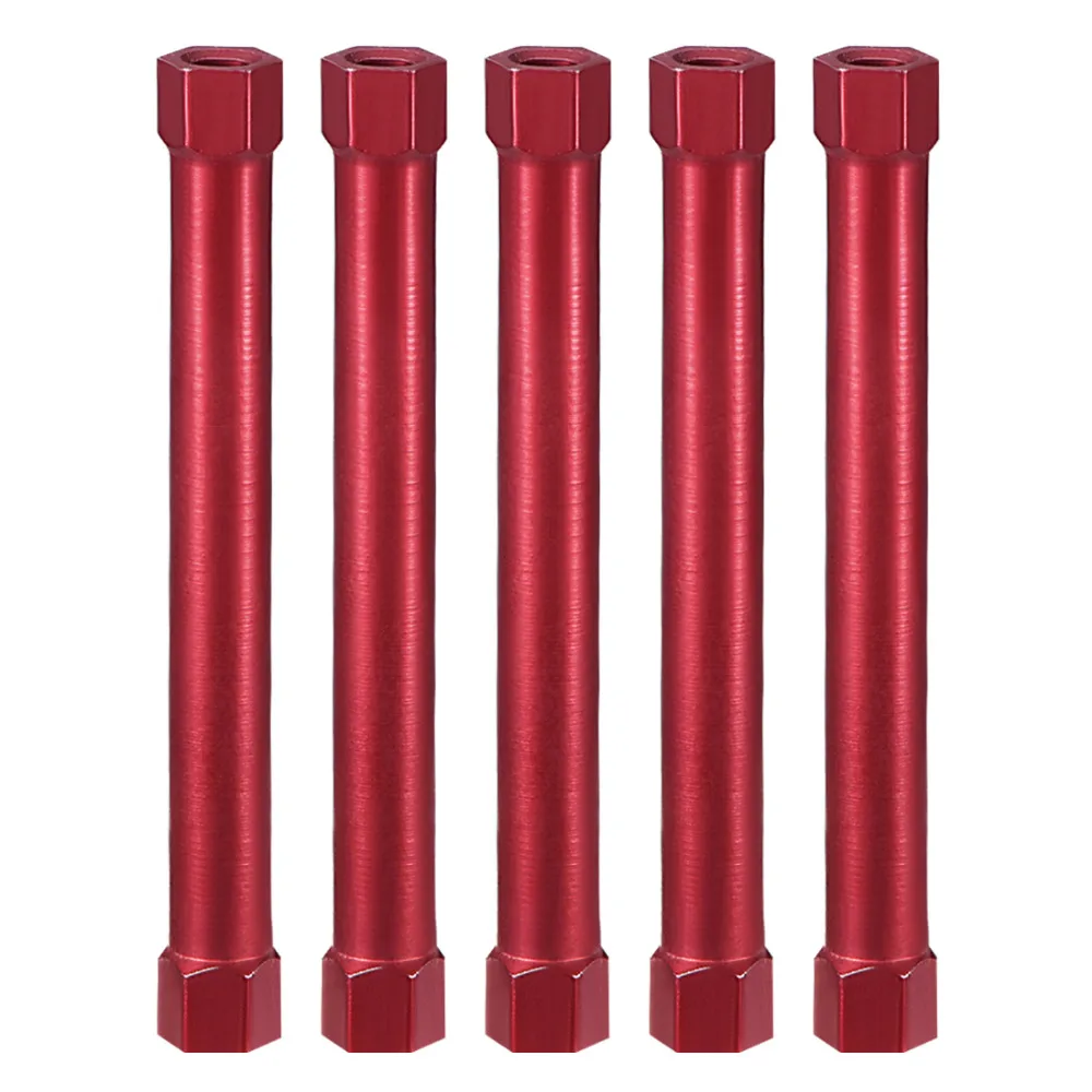 Uxcell-hex Coluna Espaçador de Alumínio para rc Avião Quadcopter Fpv Vermelho e Preto Peças Lote M3x45 mm M3x50 mm M3x55 mm M3x60 mm
