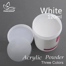 Francheska 120 мл набор акриловых порошковых акриловых ногтей acryl nagels oje unas acrilicas y gel acrylique ongle acrilic цвета белый