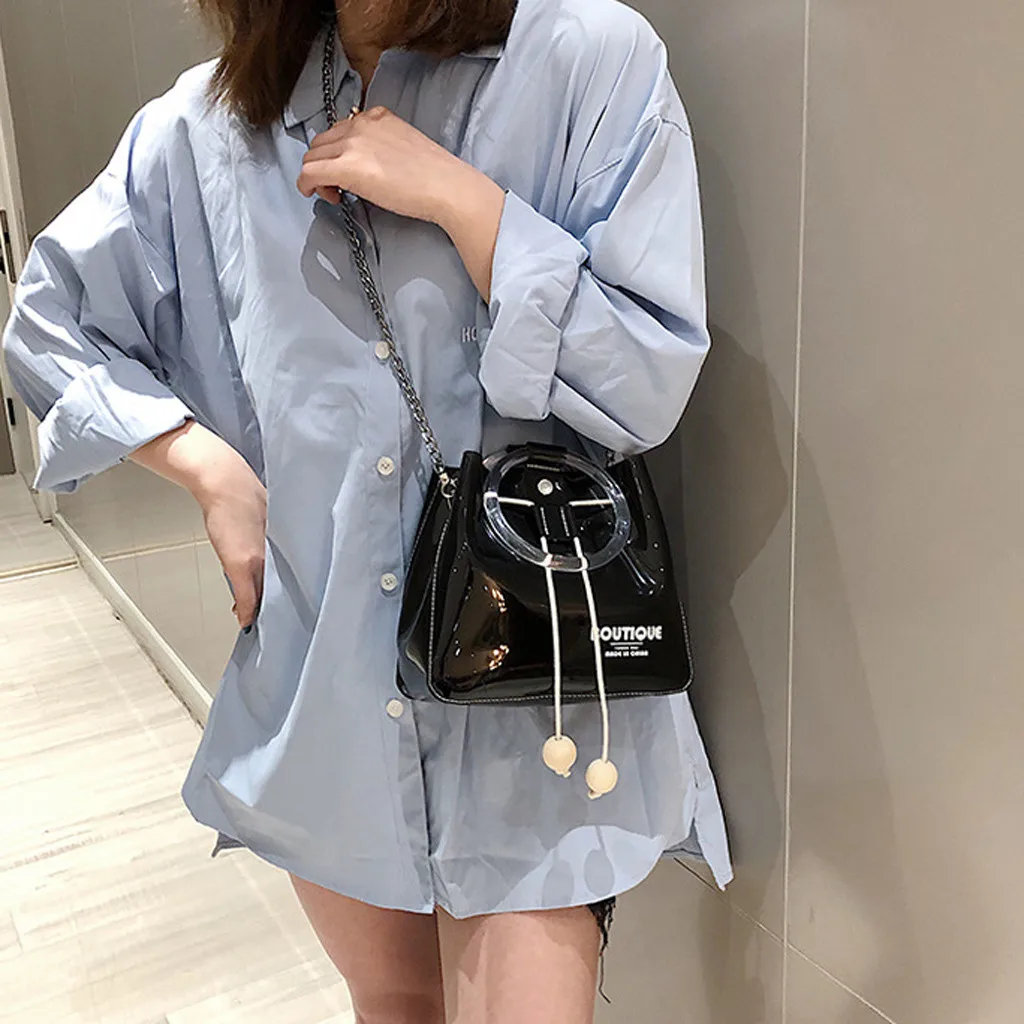 

Altbest Transparent Bag for Women Clear Shoulder Bag 2019 Female Handbags Women Versatile Messenger Bag Shoulder Fashion Bag#g40