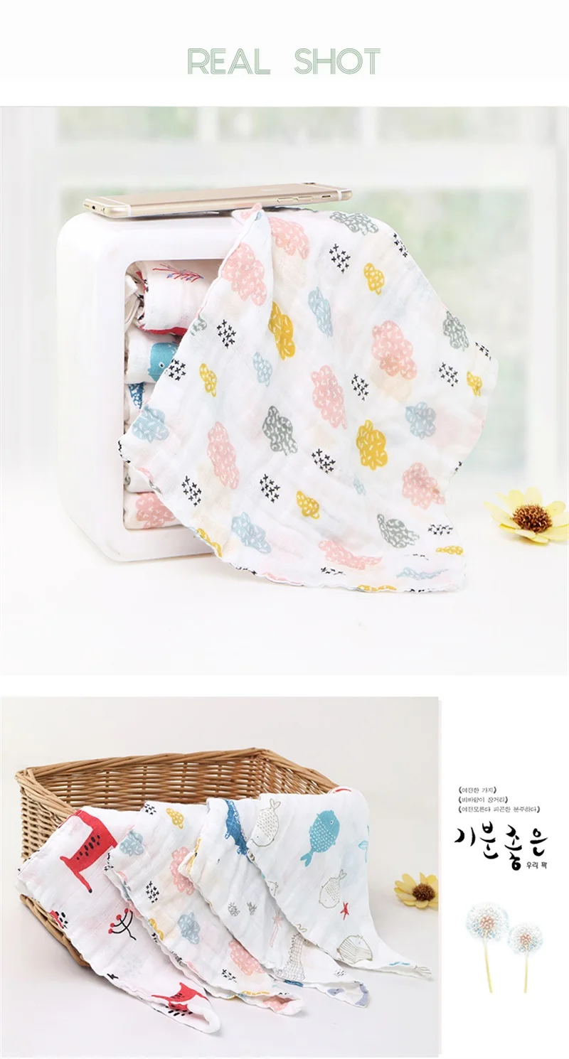 Купальные полотенца для детей, хлопковые детские полотенца с цветочным принтом для новорожденных, мягкие водопоглощающие нагрудники для ухода за ребенком, бамбуковое полотенце