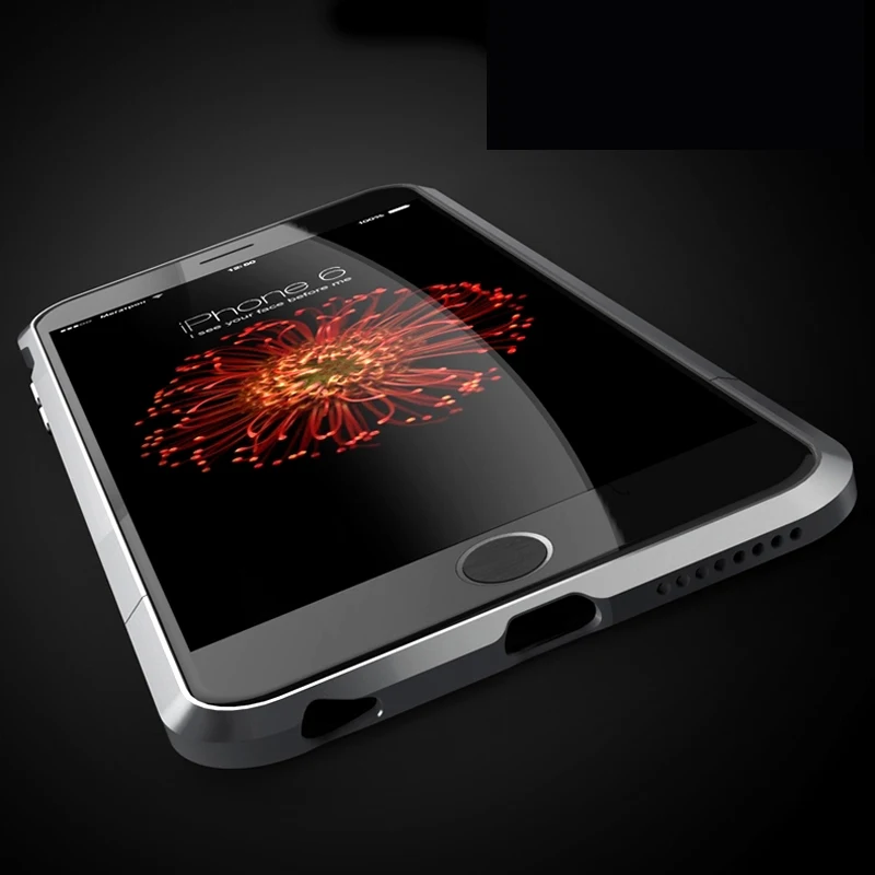 

New Luxury Original Brand LUPHIE Aluminum Metal Bumper For iPhone 6 6S & 6Plus 6S Plus Case Column Shape Frame With Metal Button
