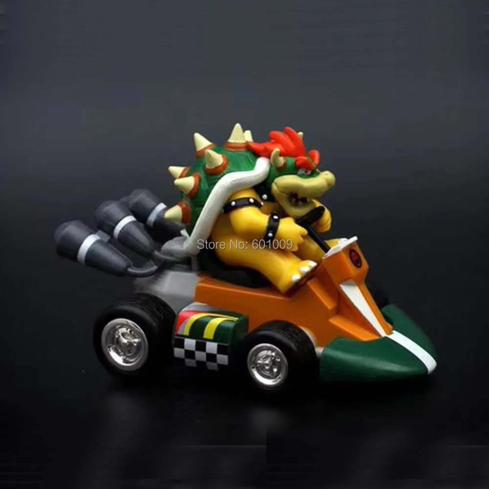 EMS 20/лот Марио Луиджи Принцесса Персик Йоши Toad Bowser Diddy Kong оттяните назад моделька автомобиля