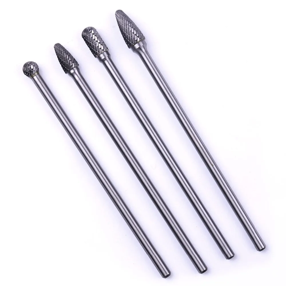 

Hot Sale 1PCS 1/4'' Shank Double-cut Rotary Files Cutter Tungsten Carbide 6.35mm Rotary Cutter Burr for Metal Wood Carving Tool