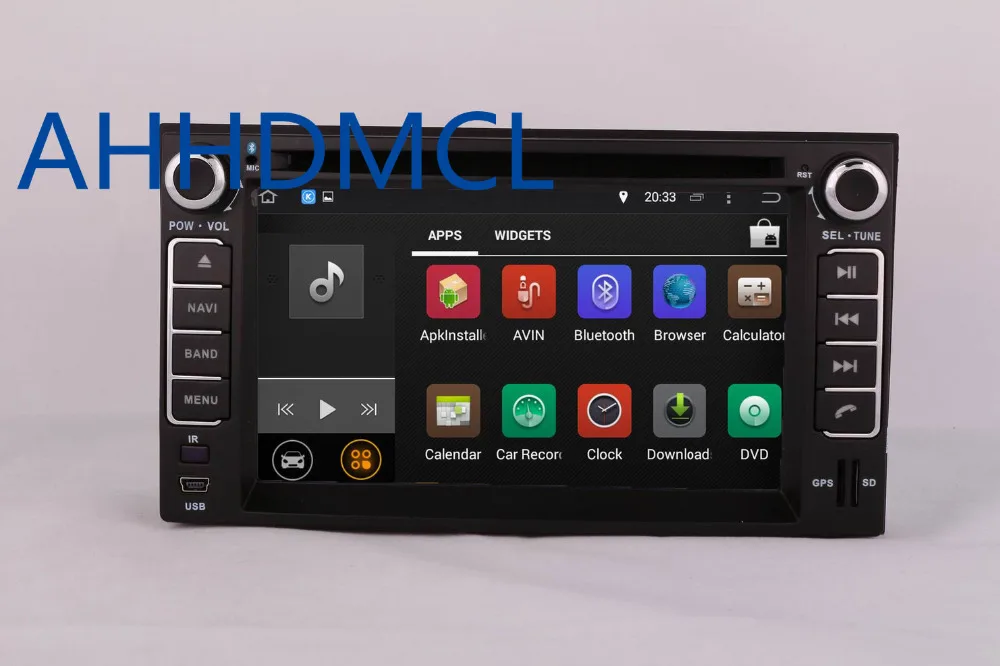 Excellent Car Multimedia Player Stereo Radio Audio DVD Android 9.0 GPS Navigation 2G RAM For Kia Universal 1