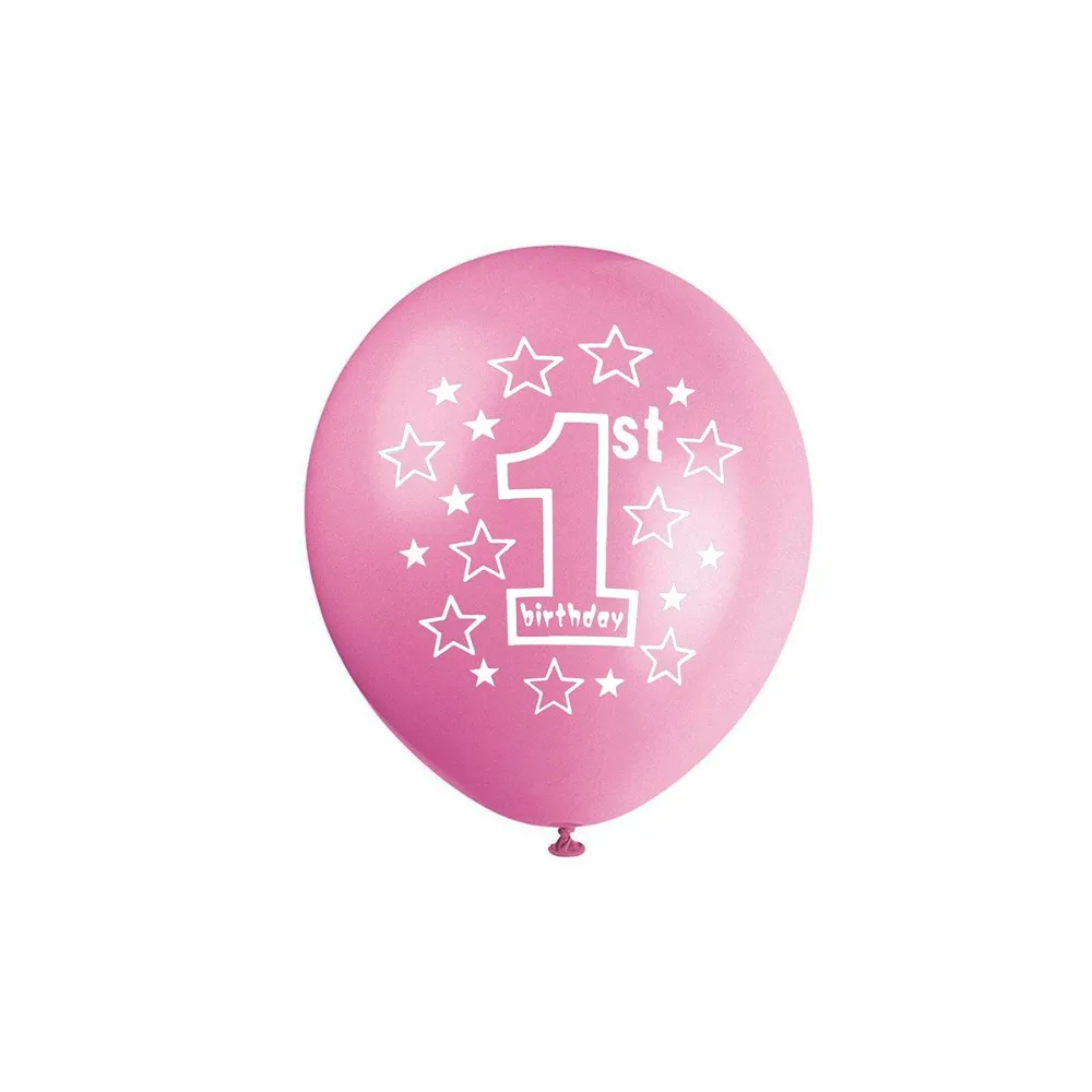LAPHIL Baby Shower, 10 шт., голубые, розовые латексные шары для малышей, первый день рождения, украшение для вечеринки, Детские конфетти, воздушные шары, 1st вечерние принадлежности
