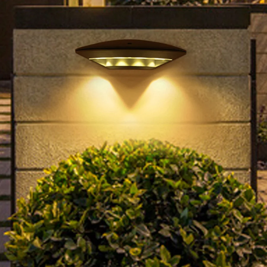 Thrisdar 12W Outdoor Garden Balcony Porch Wall Lamp Villa Courtyard Exterior Wall Light Aisle Corridor Terrace Wall Light