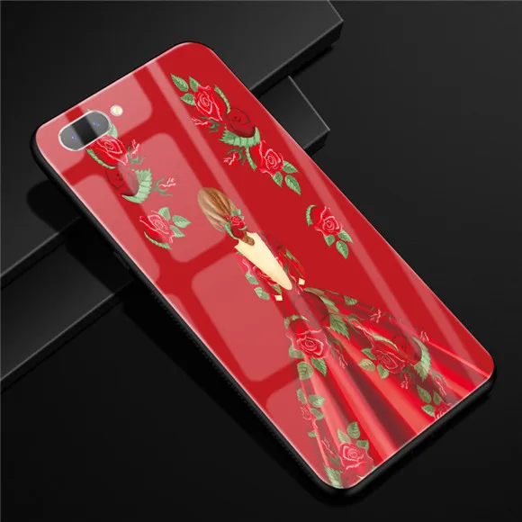 Для Oppo A3S чехол OPPOA3S стеклянный жесткий чехол для телефона для Oppo A3S AX5 A 3 S/Oppo A5 чехол AX5S чехол OPPOA5 закаленное крутое 6,2 - Цвет: 24