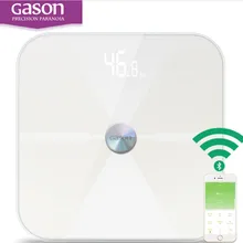 Премиум GASON T6 умные весы цифровые весы Поддержка Bluetooth приложение Android или IOS
