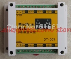 

8 channel temperature acquisition module / Modbus communication with the PLC / temperature curve of /485 temperature transmitter