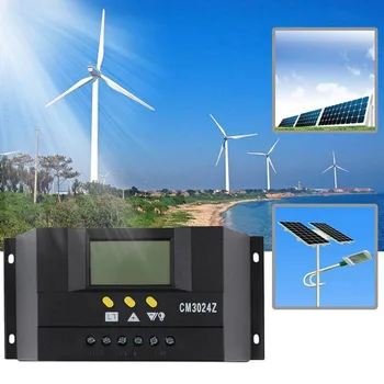 

Newest 30A 12-24V Solar Regulator Solar Charge Controller LCD Solar Genetator Overload Short Circuit Protection