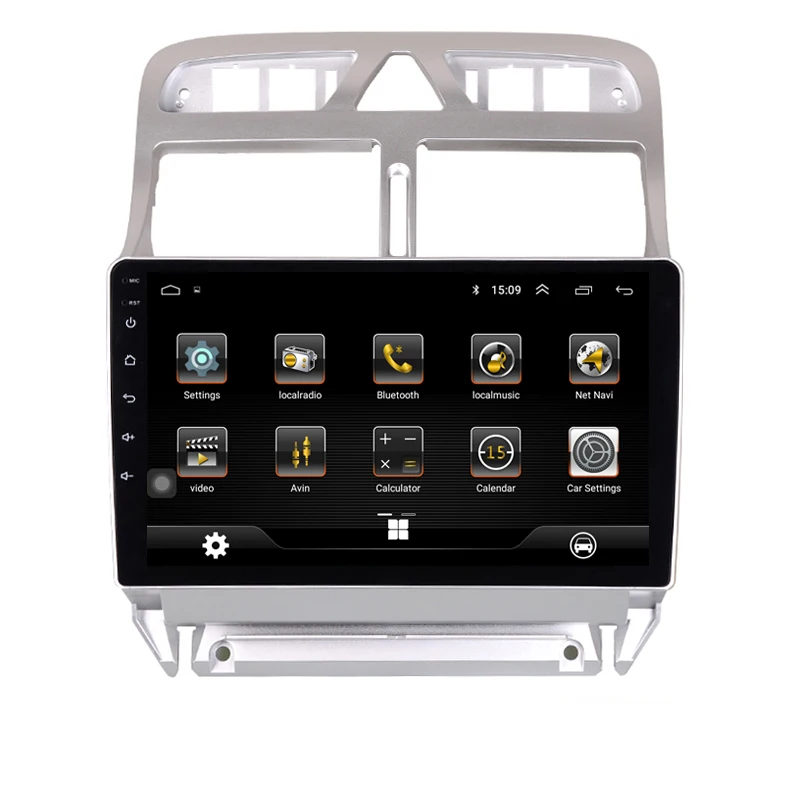 Discount Android 8.1 2.5D IPS Screen Car DVD Video Player GPS Navigation Multimedia For peugeot 307 Radio 2004 2005 2006-2010 2011 2013 4
